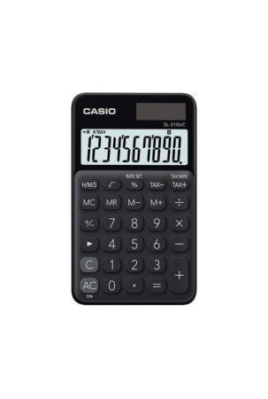 Skaičiuotuvas Casio SL-310UC-BK Juoda Plastmasinis