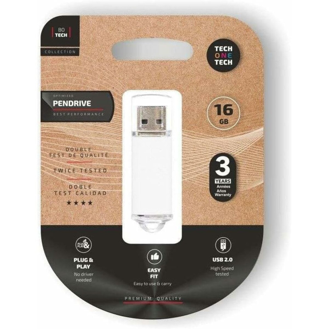 USB atmintukas Tech One Tech Basic 16 GB