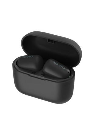 Bluetooth ausinės Savio TWS-09 Juoda