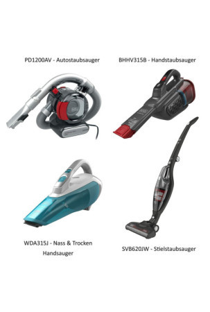 Cikloninis dulkių siurblys Black & Decker PD1200AV 560 ml