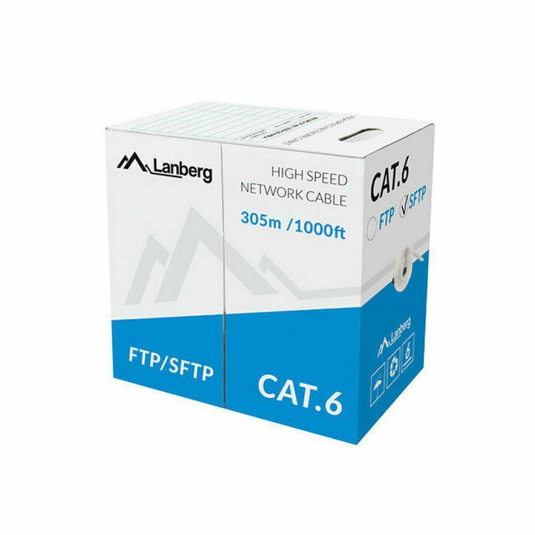 FTP 6 kategorijos kietas tinklo laidas Lanberg LCS6-11CU-0305-S