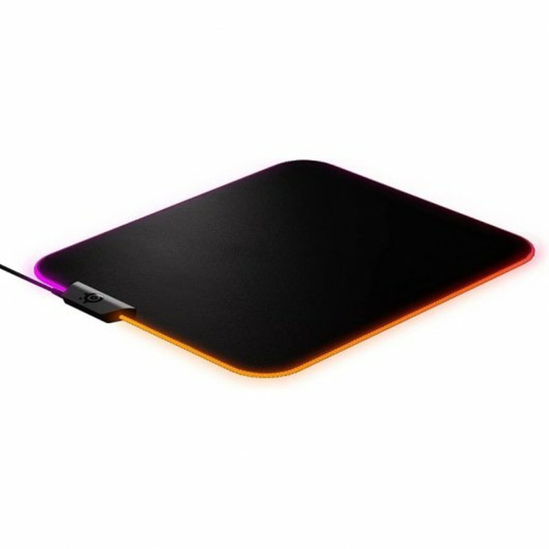 Žaidimų pelės kilimėlis SteelSeries QcK Prism Cloth RGB Žaidimai Juoda Spalvotas