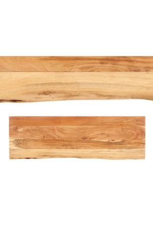 Salė Live Edge 120 x 35 x 77 cm Ruda Juoda Akacija