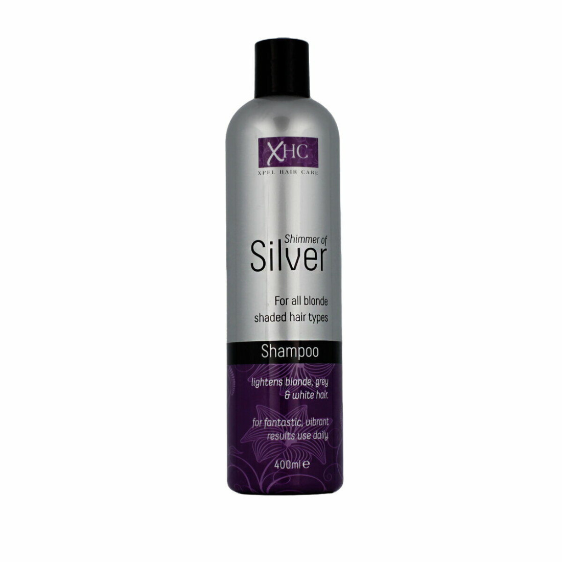 Šampūnas šviesiems ir žilstantiems plaukams Xpel Shimmer of Silver 400 ml