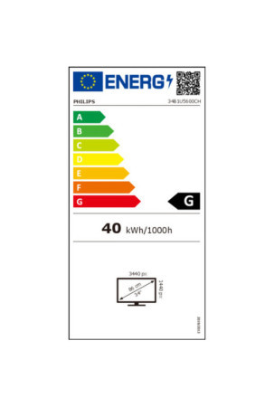 Monitorius Philips 34B1U5600CH/00 34" VA LCD Flicker free 50-60 Hz