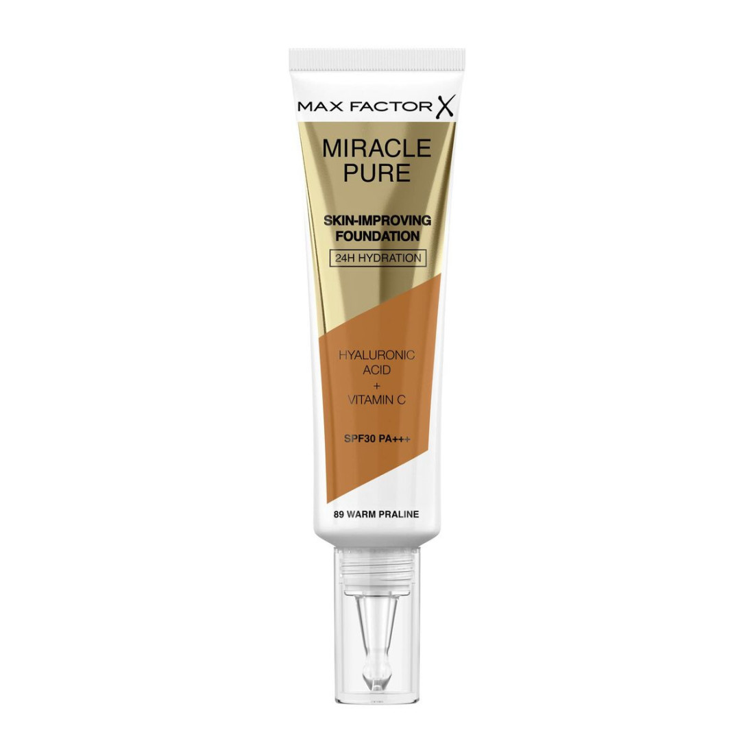 Kremas-makiažo pagrindas Max Factor Miracle Pure Nº 89 Warm praline Spf 30 30 ml