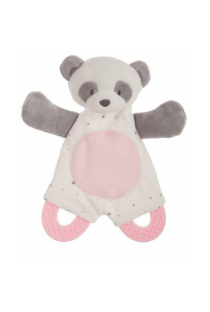 Doudou pliušinis žaislas Baby Rožinė 20 cm Kramtukas Panda