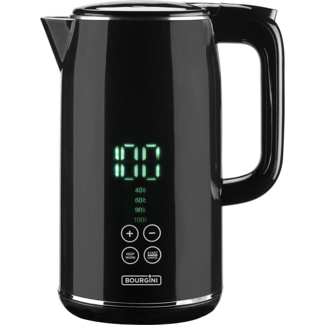 Virdulys Bourgini 235011 KETTLE 2200 W Juoda 1,7 L