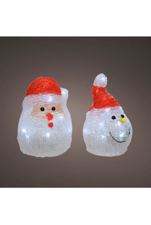 Dekoratyvinė figūrėlė Lumineo 491239 LED Vidus Santa Claus 10,5 x 10,5 x 15 cm