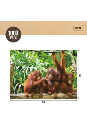 Dėlionė Colorbaby Orangutan 6 vnt. 68 x 50 x 0,1 cm