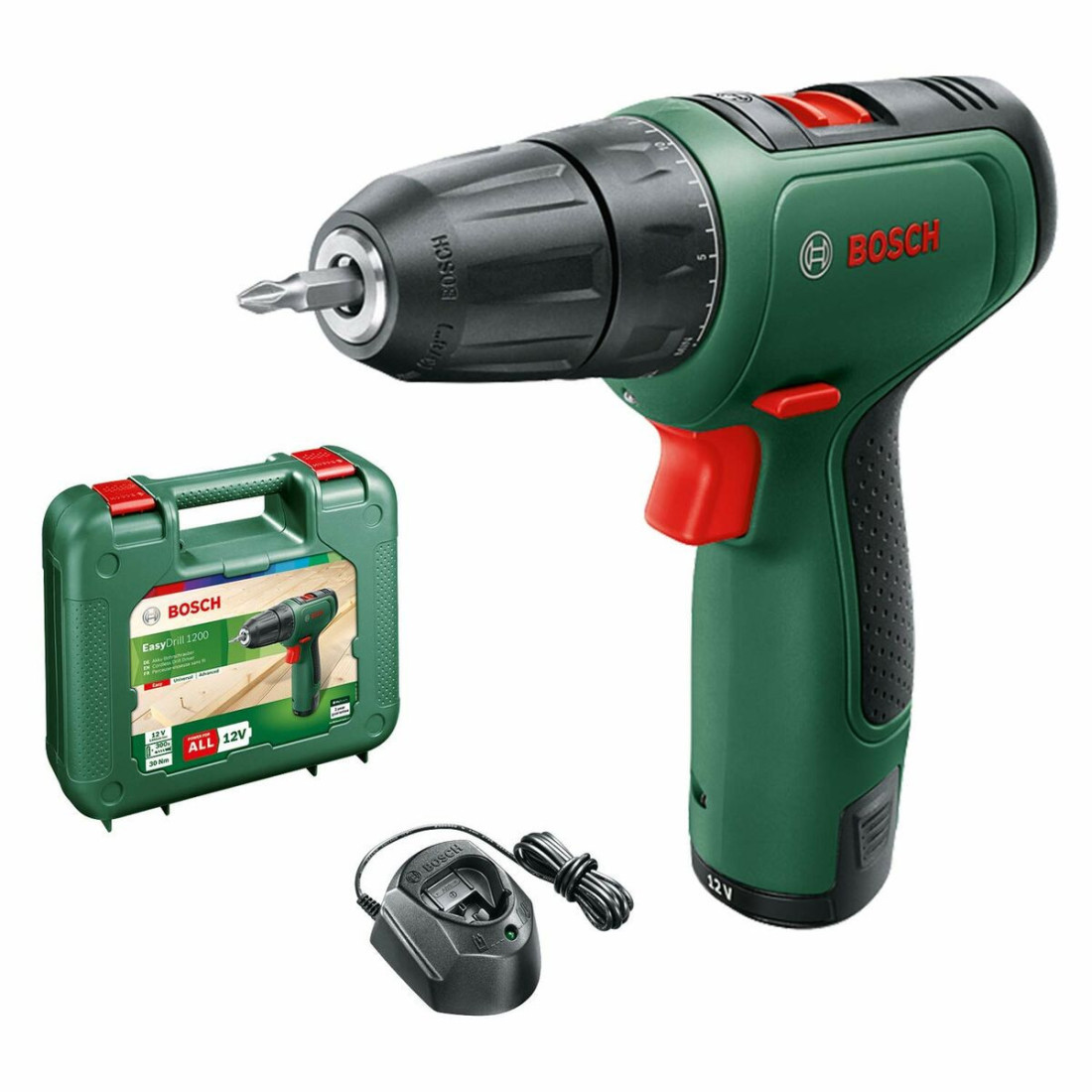 Gręžtuvai BOSCH Easydrill 1200 12 V 30 Nm