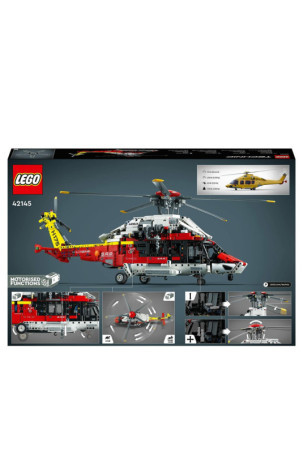 Transporto priemonių žaidimo rinkinys  Lego Technic 42145 Airbus H175 Rescue Helicopter   2001 Dalys