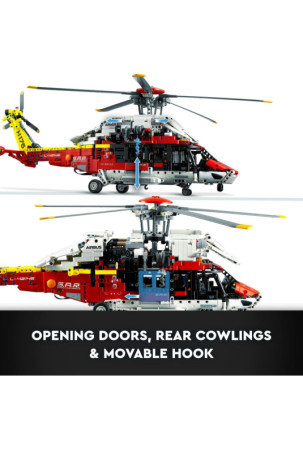 Transporto priemonių žaidimo rinkinys  Lego Technic 42145 Airbus H175 Rescue Helicopter   2001 Dalys