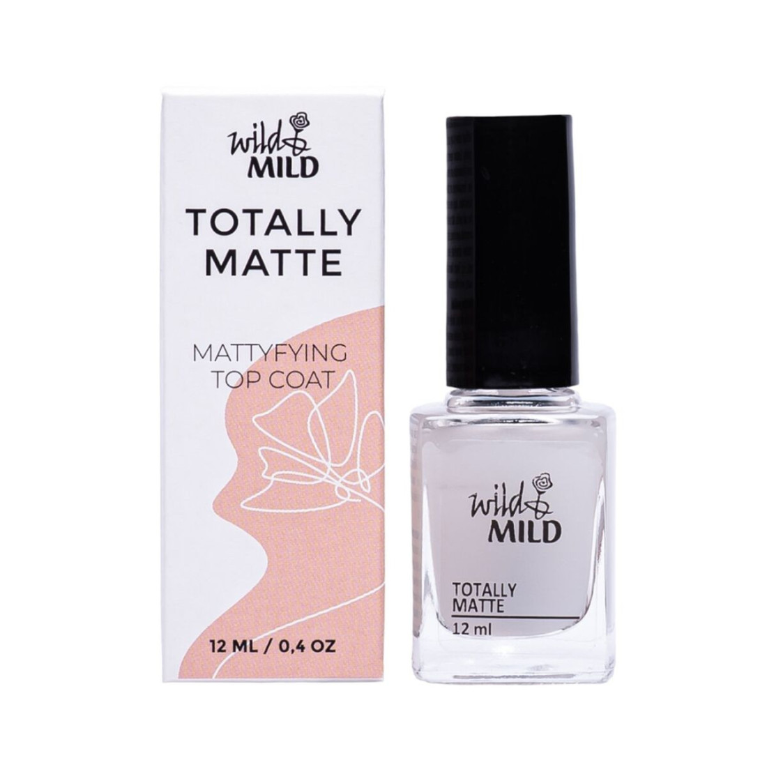 Žvakės kotas Wild & Mild Totally Matte 12 ml