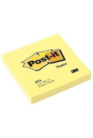 Lipnūs lapeliai Post-it 76 x 76 mm Geltona (2 vnt.)