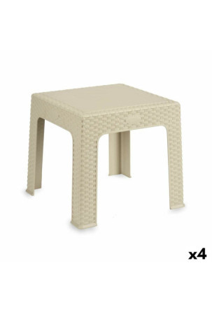 Vaiko stalas Rattan Kreminė Plastmasinis 47 x 42,5 x 47 cm (4 vnt.)