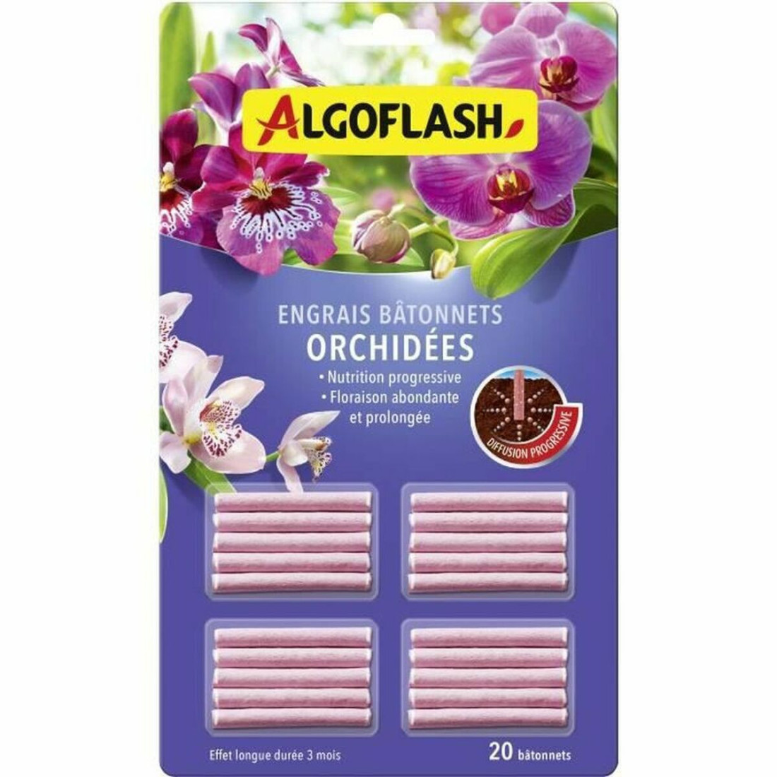 Augalų trąšos Algoflash Orchid 20 vnt.