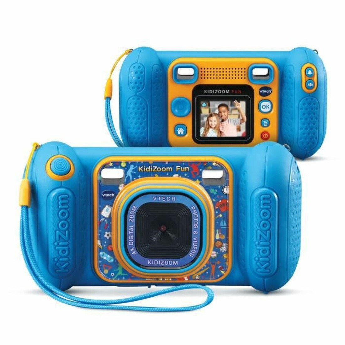 Vaikiškas skaitmeninis fotoaparatas Vtech Kidizoom Fun Bleu