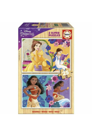 2 galvosūkių rinkinys Disney Princess Bella + Vaiana 25 Dalys