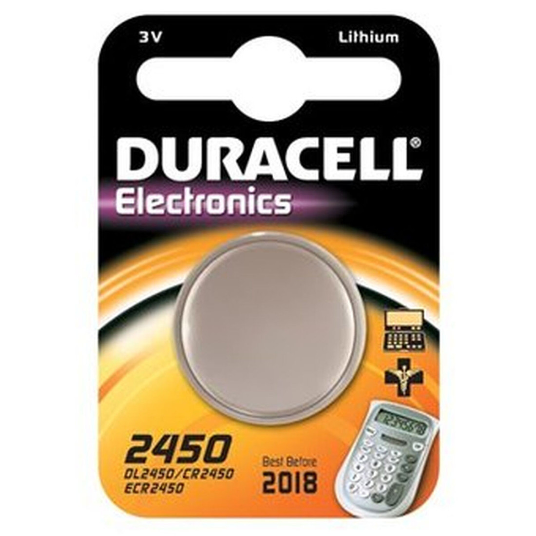 Baterijos DURACELL DL2450 3 V