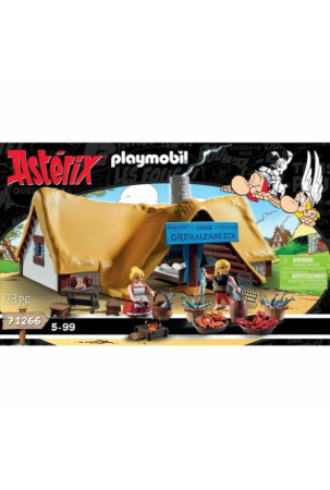 Playset Playmobil Astérix: Ordralfabetix Hut 71266 73 Dalys