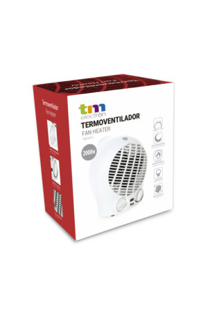 Nešiojamas termoventiliatorius TM Electron 1000-2000 W