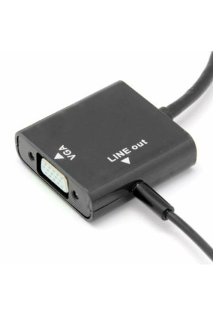 Srovės adapteris PcCom Essential HDMI VGA Jack 3.5 mm