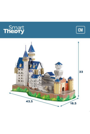 3D Puzlė Colorbaby New Swan Castle 95 Dalys 43,5 x 33 x 18,5 cm (6 vnt.)