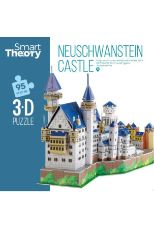 3D Puzlė Colorbaby New Swan Castle 95 Dalys 43,5 x 33 x 18,5 cm (6 vnt.)