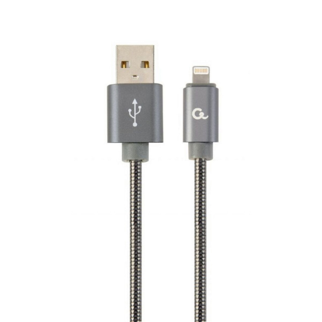 Lightning kabelis Cablexpert CC-USB2S-AMLM-1M-BG