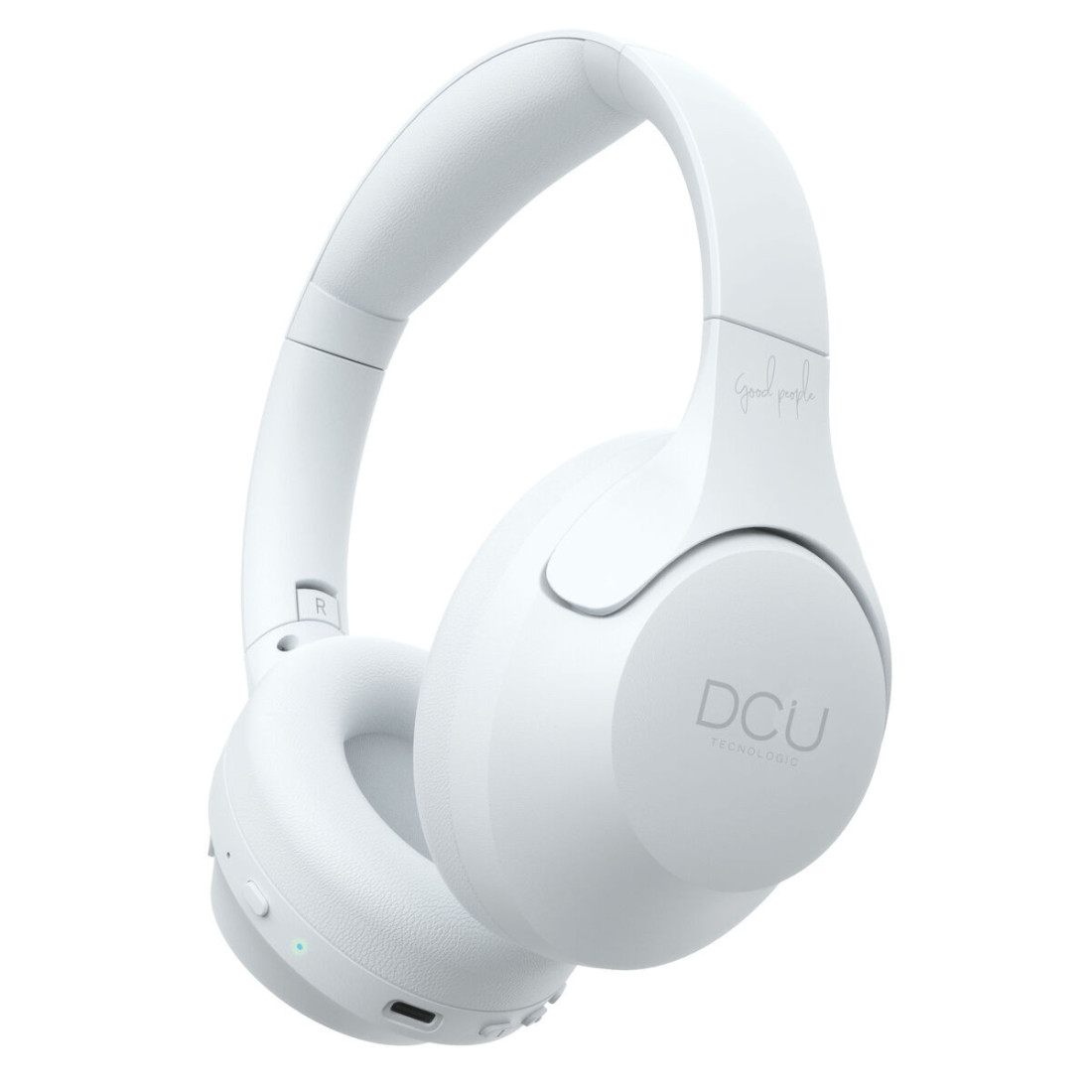 Bluetooth ausinės DCU TRUE IMMERSIVE ANC Balta