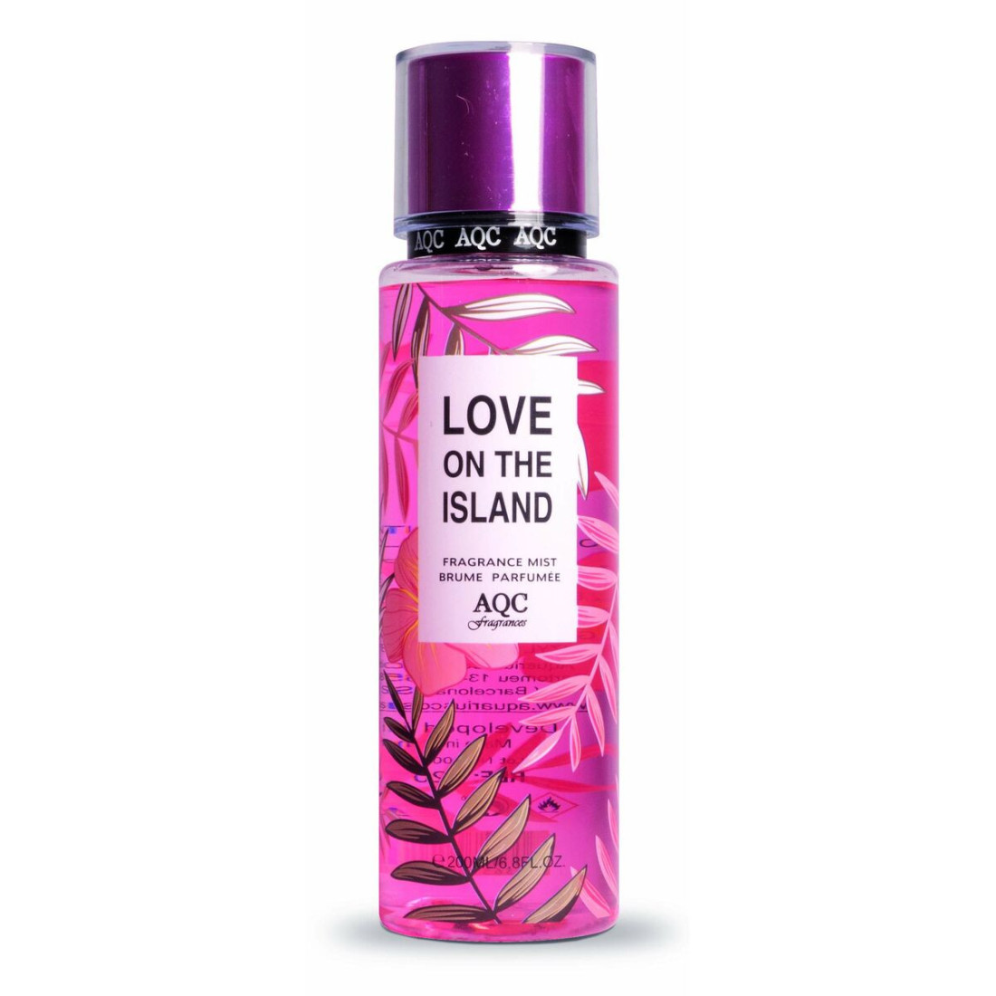 Kūno Purškiklis AQC Fragrances  Love on the island 200 ml