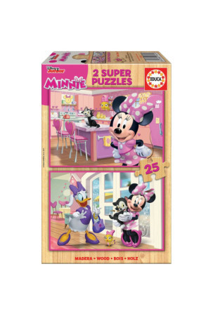 2 galvosūkių rinkinys  Minnie Mouse Me Time   25 Dalys 26 x 18 cm