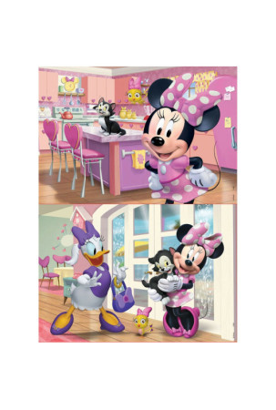 2 galvosūkių rinkinys  Minnie Mouse Me Time   25 Dalys 26 x 18 cm