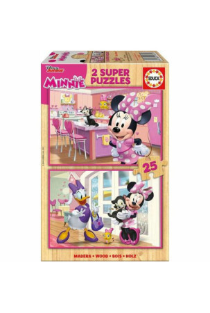 2 galvosūkių rinkinys  Minnie Mouse Me Time   25 Dalys 26 x 18 cm