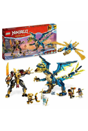 Statybos rinkinys Lego Ninjago 71796 The elementary dragon against the Empress robot Spalvotas