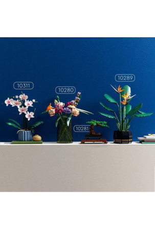 Playset Lego The Orchid Plants with Indoor Artificial Flowers