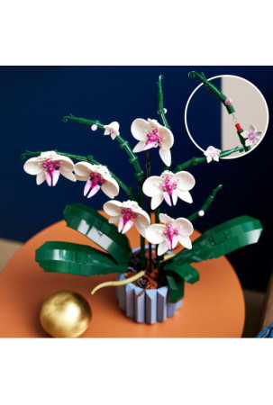 Playset Lego The Orchid Plants with Indoor Artificial Flowers