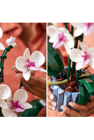 Playset Lego The Orchid Plants with Indoor Artificial Flowers