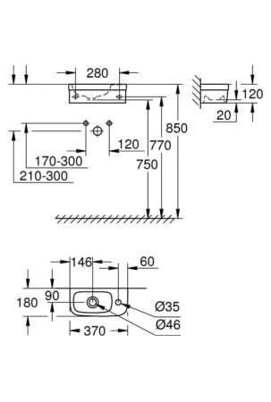 Praustuvas Grohe 3932700H