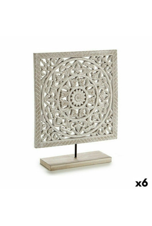 Dekoratyvinė figūrėlė Mandala Balta 7 x 35,5 x 30 cm (6 vnt.)