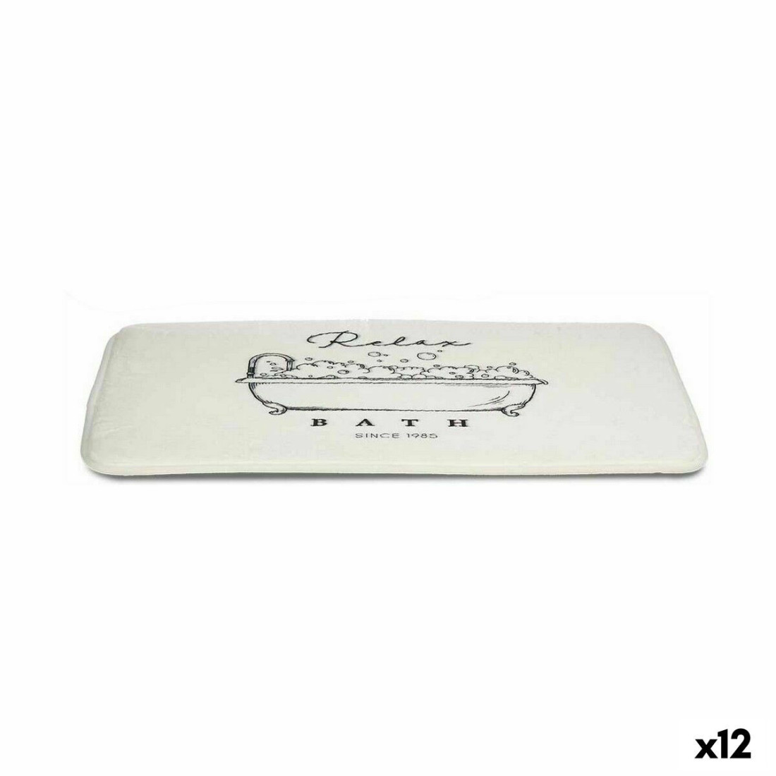 Vonios kilimėlis Relax Bath Balta 40 x 1,5 x 60 cm (12 vnt.)