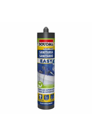 Sandariklis Soudal Easy 158090 Vonios Balta 290 ml