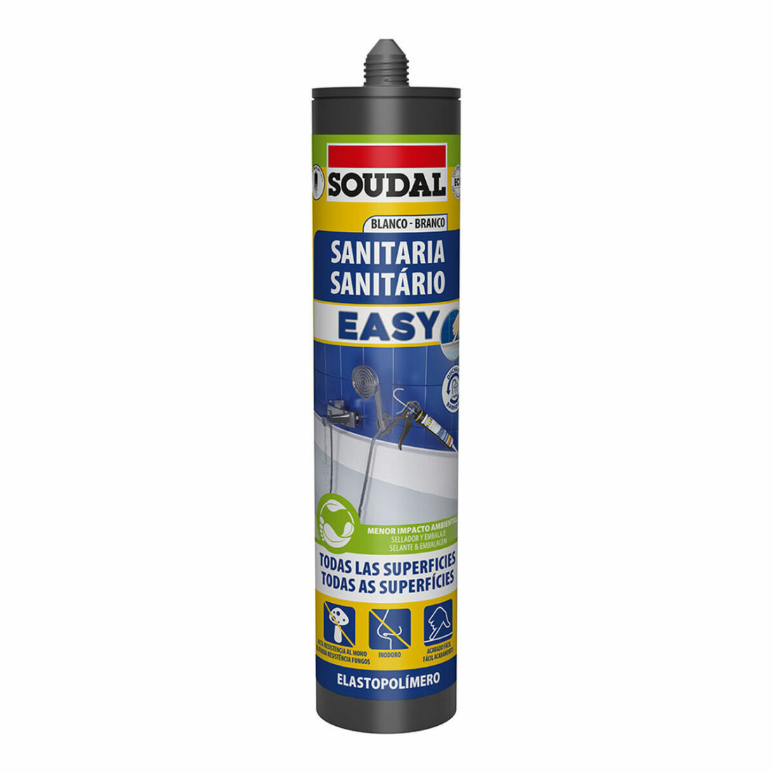 Sandariklis Soudal Easy 158090 Vonios Balta 290 ml