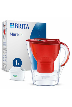 Puodelis-filtras Brita Marella Raudona 2,4 L