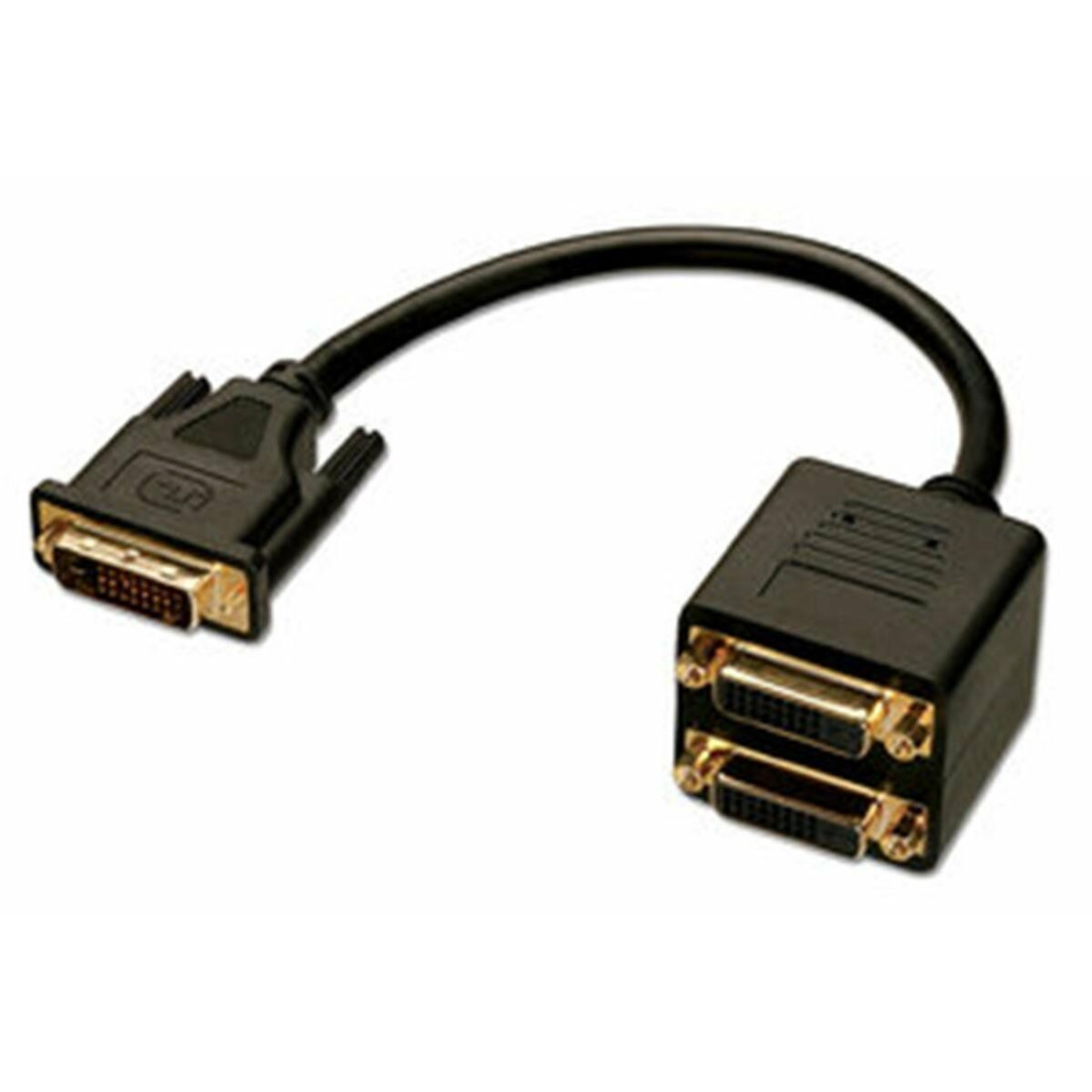 DVI adapteris LINDY 41215 18 cm Juoda