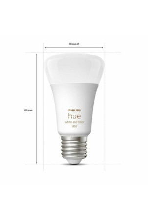 LED lemputė Philips 8719514328365 Balta F E27 806 lm (6500 K) (2 vnt.)