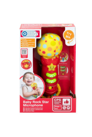 Toy microphone Winfun 6 x 16,5 x 6 cm (6 vnt.)