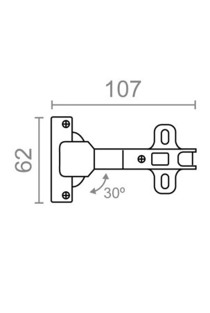 Vyris EDM BC08 35 mm 30º Plienas