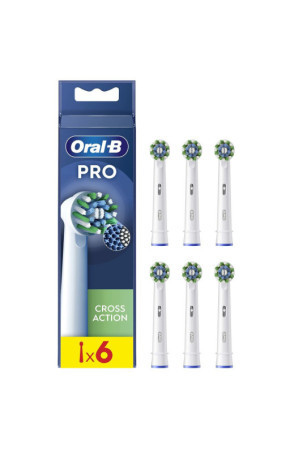 Pakeičiama galvutė Oral-B Pro Cross Action 6 vnt.